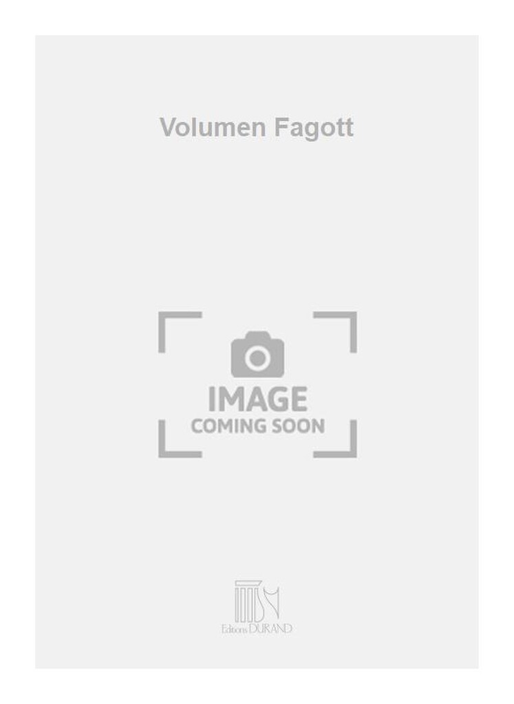 Volumen Fagott